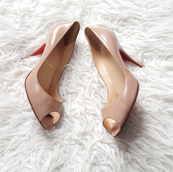 Christian louboutin sexy 100mm peep toe pumps - Picture 2 of 8